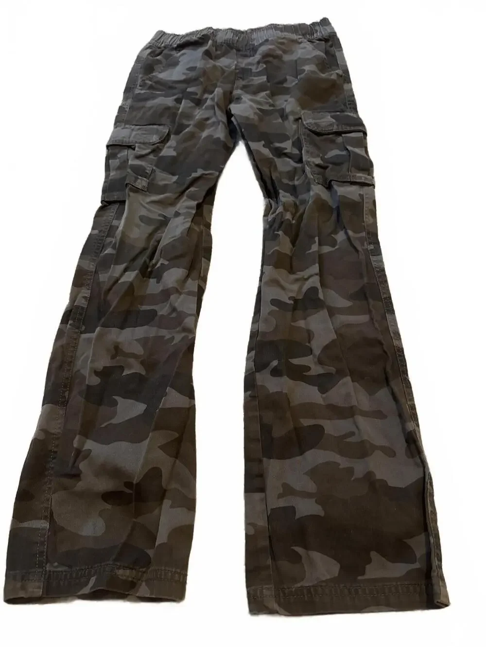 The Children's Place Boys Black Camouflage Cargo Pants Size 14